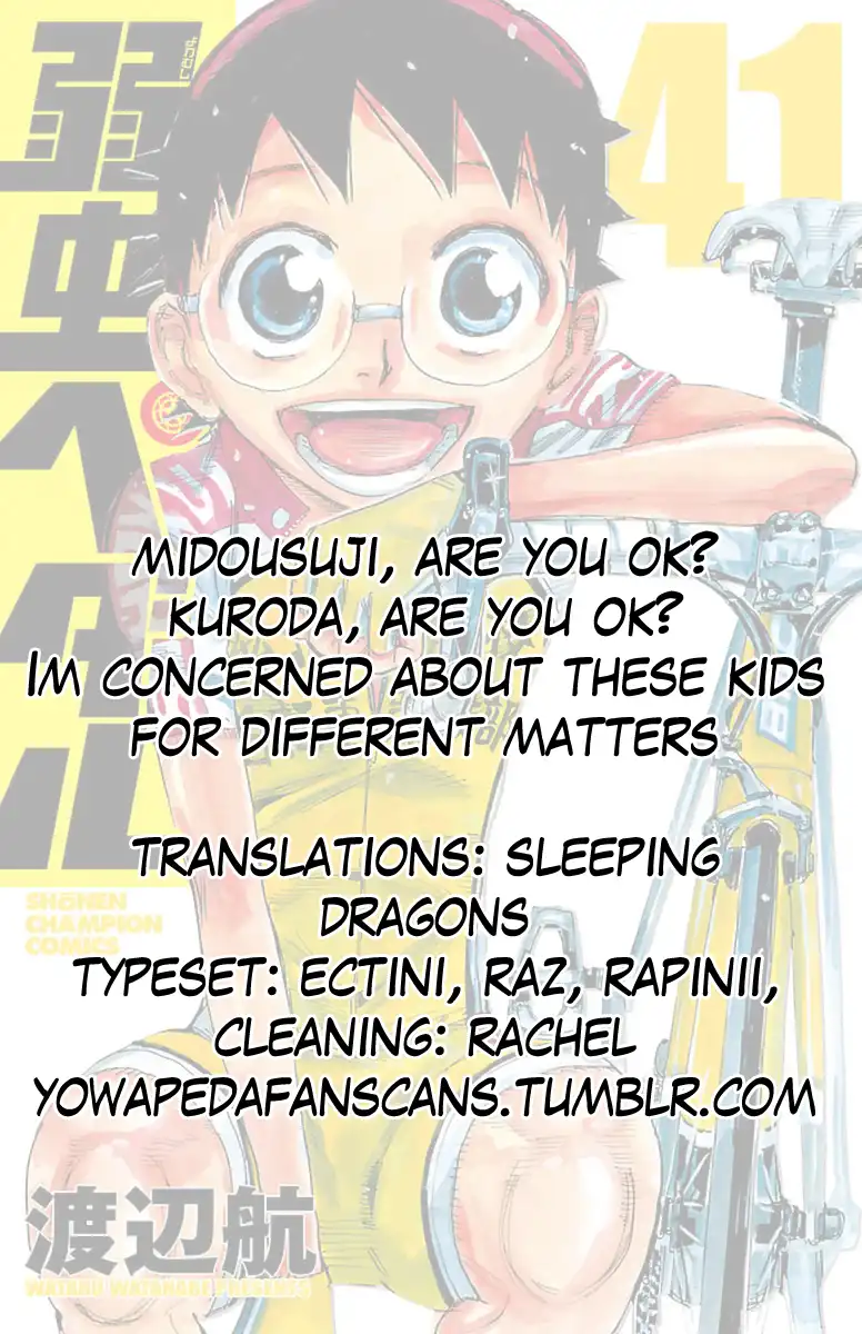 Yowamushi Pedal Chapter 354 18